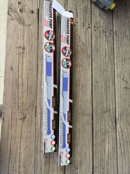 2 Battery Hand Operated Pumps