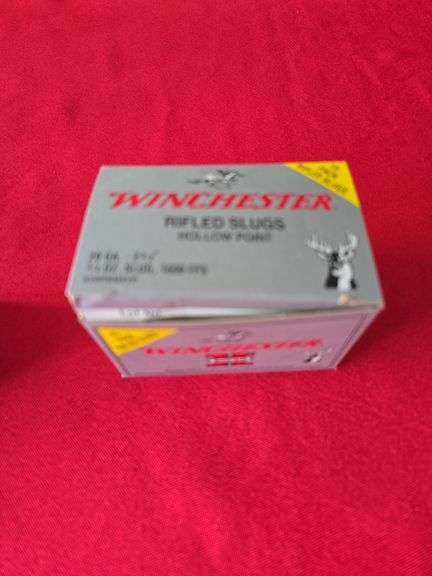 20 GA - 2 3/4  rifled slugs hollow point