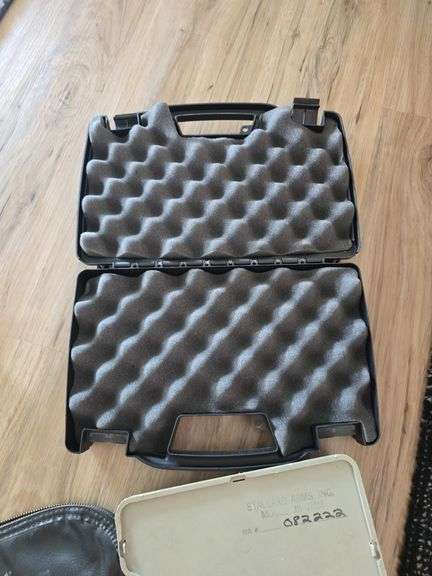 Handgun cases and small Tasco scope