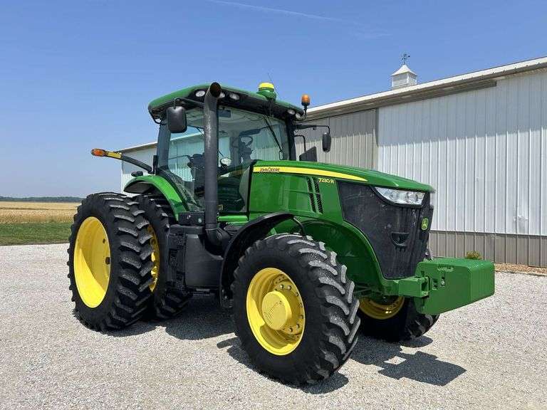 2011 John Deere 7230R Tractor, 2,588 hours, 5 Remotes, 16 front weights, ILS and IVT Transmission, 540pto, Pre Emission, 3pt, Firestone 480/80R46 Duals, 320/85R38 Front tires, s/n- 1RW7230RKBD002759 (click on documents for spec sheet)