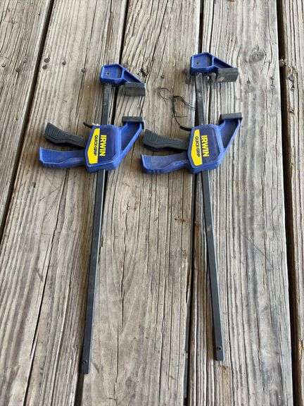 2 Irwin 12'' Furniture Clamps
