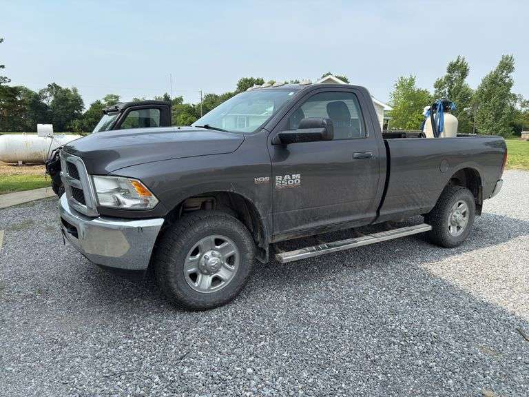 2014 Dodge Ram 2500 Single Cab Pick Up Truck, Hemi, 98,000 miles, 4wd, 6.4 ltr. V-8, Power Mirrors and Power Locks, Flip Up Console, VIN- 3C6MR5AJ5EG218554.