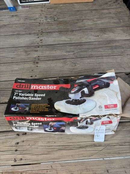 7'' Variable Speed Drill Master Polisher/Sander