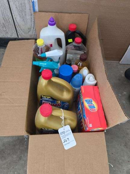 Cleaning supplies, air freshener spray