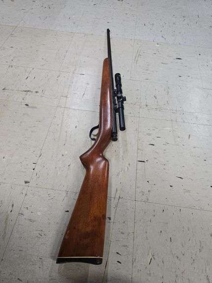 Savage Arms 22 Lever Action Rifle, 22 Gauge with scope, LR, s/n- P307501