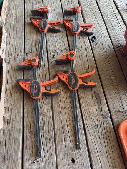 4 Jorgenson E-Z Hold Clamps