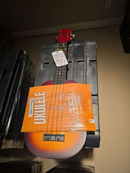 Ukulele with learning book