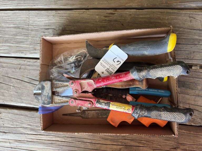 Bolt Cutter, 3 ways, and electrical splicers