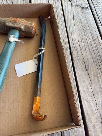 25' Tape Measure and Mini Sledge, and small pry bar