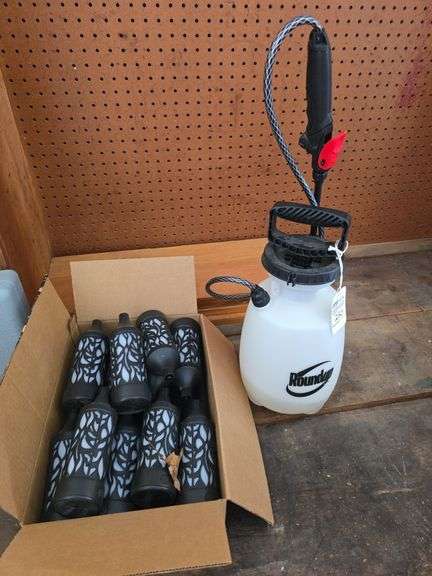 Tikki Torchers and Pump Up Sprayer