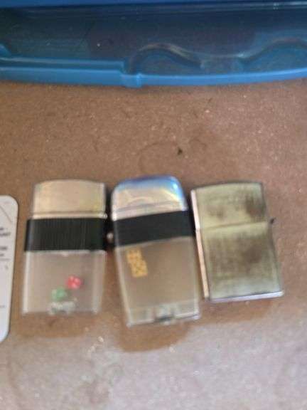 Vintage Lighters with dice