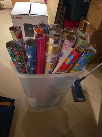 Assortment of wrapping paper