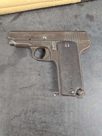 EIBAR- Model 1916 Army Issue with case, s/n- 31973