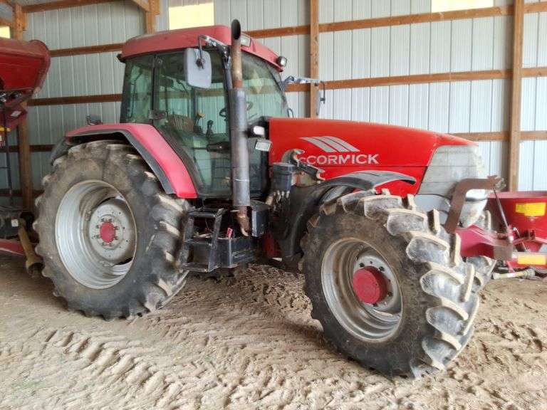 2011 McCormick Tractor MTX165 with Loader, FWA, 4,383 hours, 420/85R30 Front Tires, 20.8 R 42 Rear Duals, Front Fenders, Small 1000pto, 3 remotes, 3pt