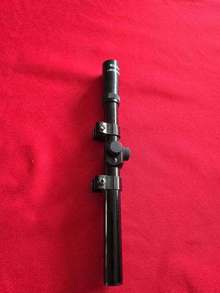 Handgun cases and small Tasco scope