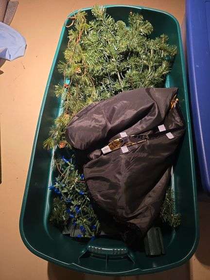 Christmas tree in totes