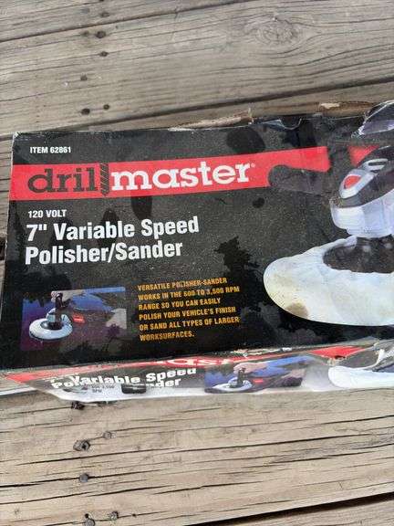 7'' Variable Speed Drill Master Polisher/Sander