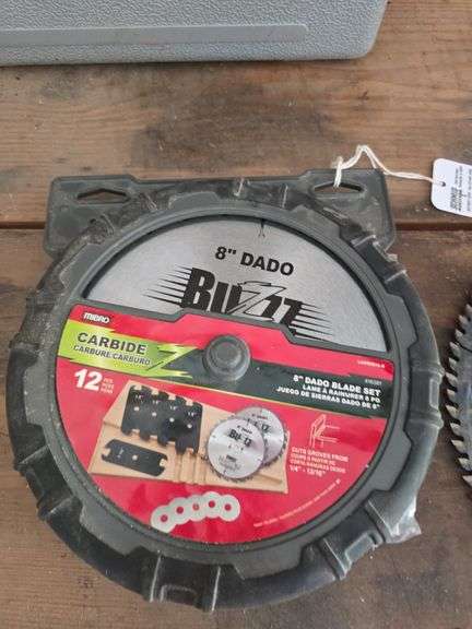Mibro carbide 8" Dado blade set and other saw blades
