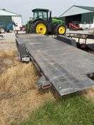 2020 Kaufman 7x24 tilt trailer, steel floor, HD Axles, Front Duals, Front toolbox
