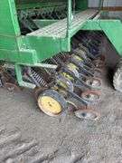 John Deere 750 Wheat Drill, 15ft, Front Dolly Wheels, 7 1/2'' spacing, s/n- NOO750X016600.
