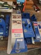 Kreg Jig R3  with jig shelf, side jig, level, and drill bit kit
