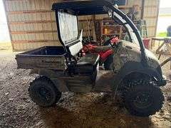 2011 Kawasaki 610XC UTV side by side 1,231 hrs. runs & drives new front tires, shed kept and driven slow, new front tires  JK1AFEE17BB500515.
