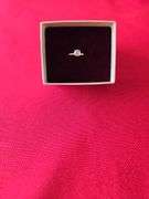 Round solitaire diamond ring 14kt yellow gold