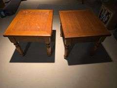 2 end tables w/ drawers