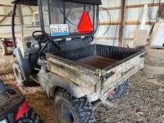 2011 Kawasaki 610XC UTV side by side 1,231 hrs. runs & drives new front tires, shed kept and driven slow, new front tires  JK1AFEE17BB500515.