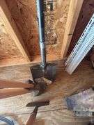 Post Hole Digger, Shovel, and Hoe