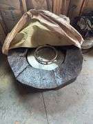 New Propane Fire Pit, with rocks, 3ft x 12'' Tall