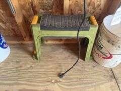 Hatchet, Extension Cords, Plant Buckets, step stool, and misc