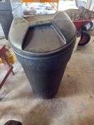 Trash Can on Wheels with large  rope