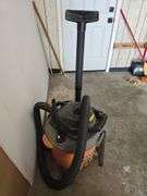 Rigid 12 gallon shop-vac, with attachments