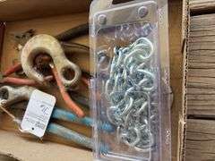 Snips, chain hooks, nail puller and misc