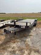 2020 Kaufman 7x24 tilt trailer, steel floor, HD Axles, Front Duals, Front toolbox