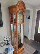 Ridgeway Grandfather clock with key 12" deep x 84" tall x 20-1/2" wide