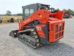 2022 Kubota SLV 75-2 Skid Steer, Fold up Front Glass, only 173 hours, Quick Attach, Back up Camera, Heat/AC, 74'' bucket, s/n- KBCZ052CLN1E67824