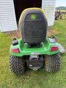 John Deere X590 riding mower 297 hrs. Accel 54" deck, hydro.