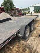 2020 Kaufman 7x24 tilt trailer, steel floor, HD Axles, Front Duals, Front toolbox