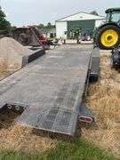 2020 Kaufman 7x24 tilt trailer, steel floor, HD Axles, Front Duals, Front toolbox