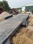 2020 Kaufman 7x24 tilt trailer, steel floor, HD Axles, Front Duals, Front toolbox