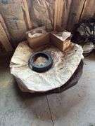 New Propane Fire Pit, with rocks, 3ft x 12'' Tall