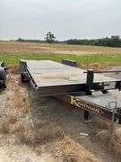2020 Kaufman 7x24 tilt trailer, steel floor, HD Axles, Front Duals, Front toolbox
