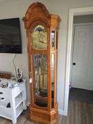 Ridgeway Grandfather clock with key 12" deep x 84" tall x 20-1/2" wide