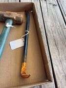 25' Tape Measure and Mini Sledge, and small pry bar