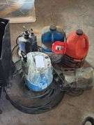 Bar and Chain Oil, Sump Pump, Wire, and misc