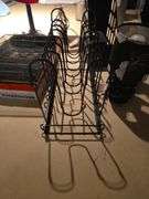 Magazine rack, office trays, lamps and misc