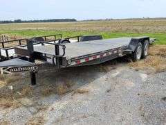 2020 Kaufman 7x24 tilt trailer, steel floor, HD Axles, Front Duals, Front toolbox