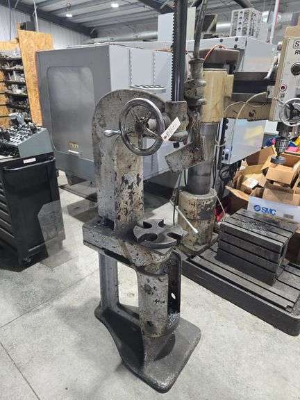 Greenerd Ratcheting Arbor press and stand No 3 -3/4